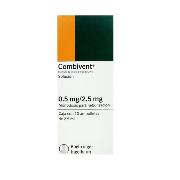 COMBIVENT AMP C 10 AMP 2.5ML IPRATROPIOSALBUTAMOL