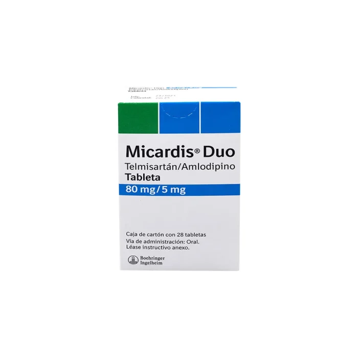 MICARDIS DUO 80/5MG C 28 TAB TELMISARTAN/AMLODIPINO