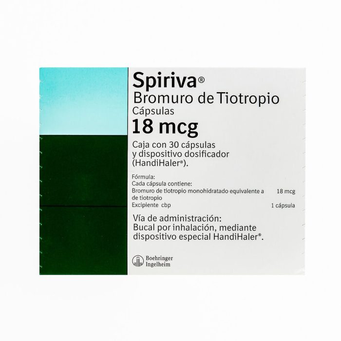 SPIRIVA 18MCG C 30 CAP HANDIHALER TIOTROPIO BROMURO