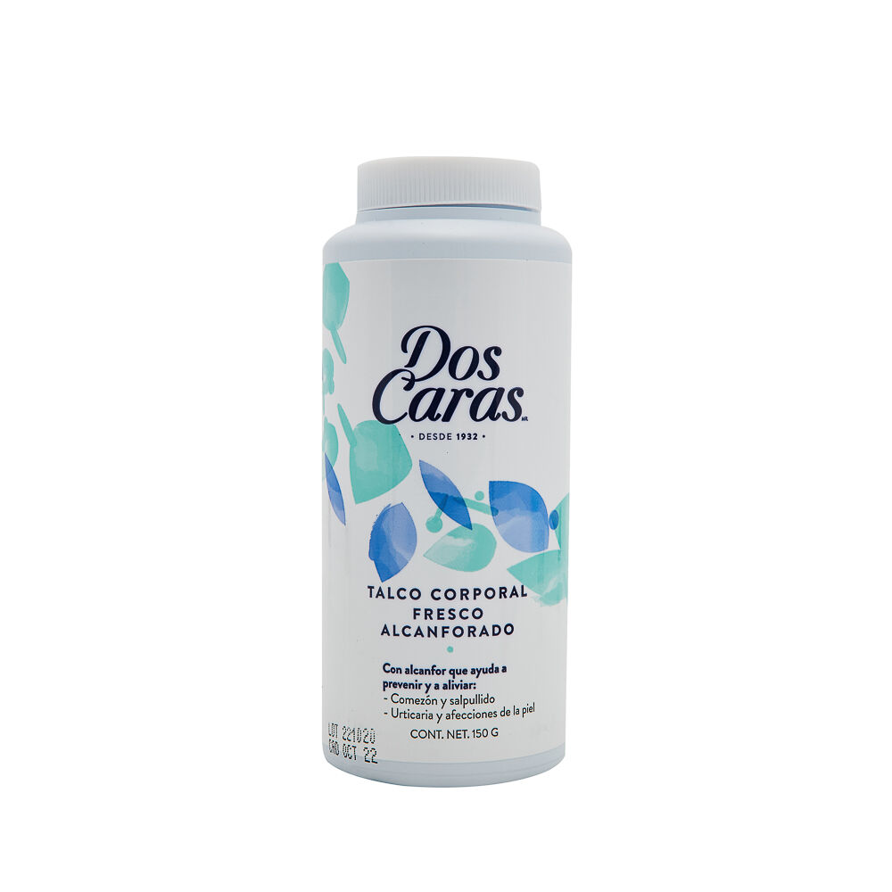 LAS DOS CARAS TALCO ALCANFORADO 150G