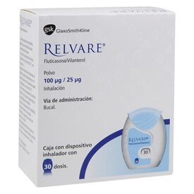 RELVARE 100MCG/25MCG PVO C 30 DOSIS