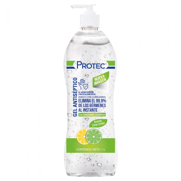 PROTEC GEL ANTIBACTERIAL 1LT C DISPENSADOR