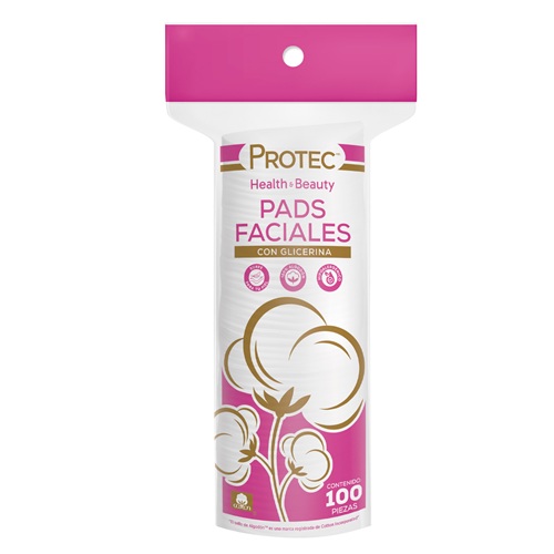 PROTEC PADS FACIAL REDONDO C 100 PZ