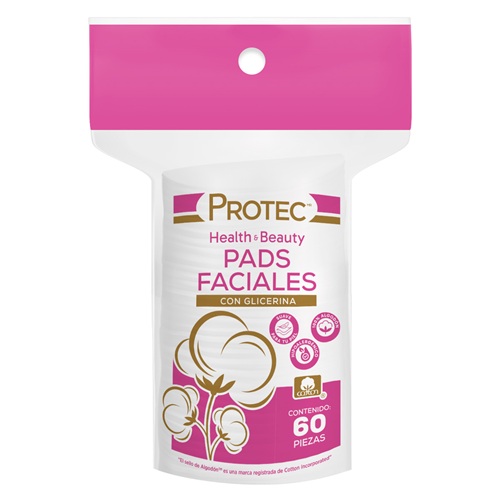PROTEC PADS FACIAL REDONDO C 60 PZ CDD