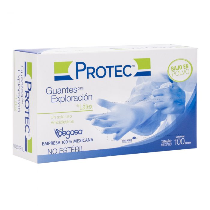 GUANTE EXPLORACION PROTEC AMBIDIESTRO NO EST MED C 100