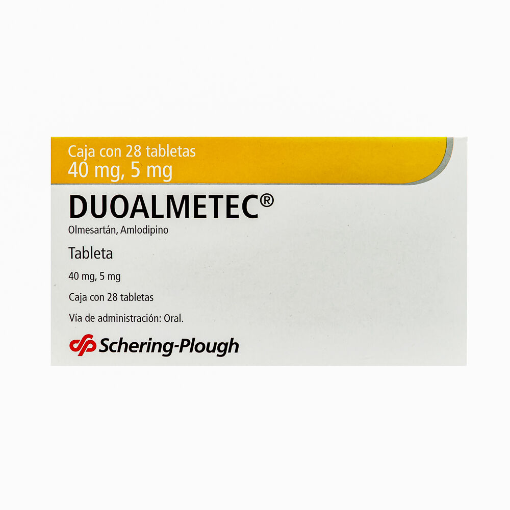 DUOALMETEC 40/5MG C 28 TAB