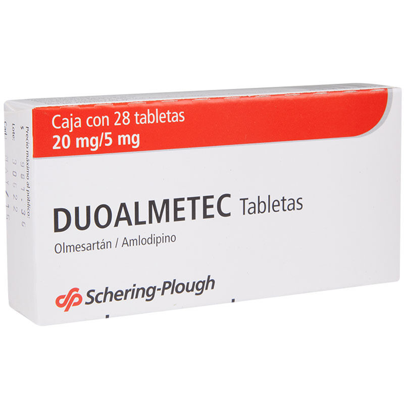 DUOALMETEC 20/5MG C 28 TAB