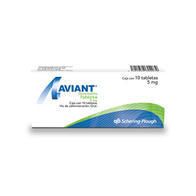 AVIANT 5MG C 10 TAB DESLORATADINA