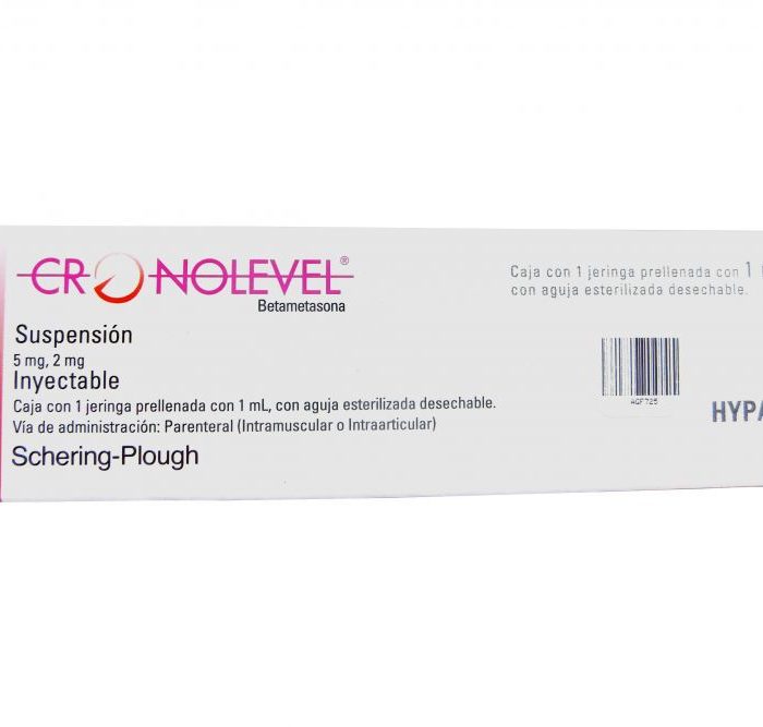 CRONOLEVEL SUSP INY C JGA PRELLE 1ML BETAMETASONA