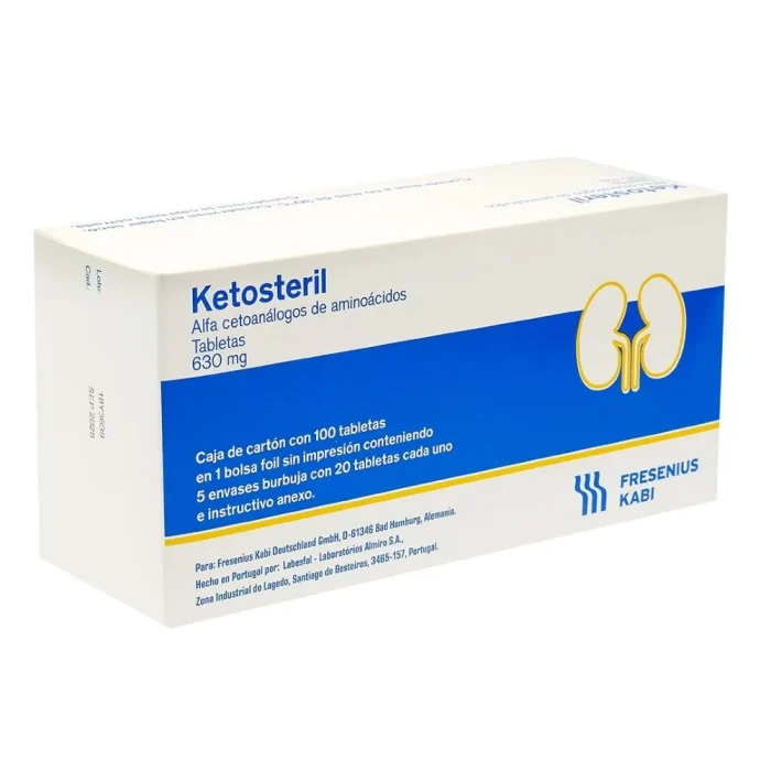 KETOSTERIL 630MG C 100 TAB AMINOACIDOS ALFA 