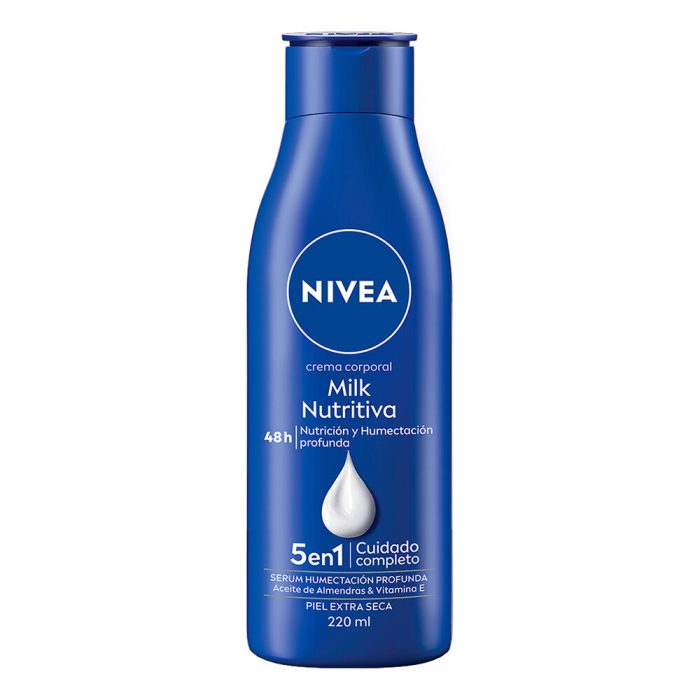 NIVEA MILK CRA NUTRITIVA PIEL EX SECA 220ML