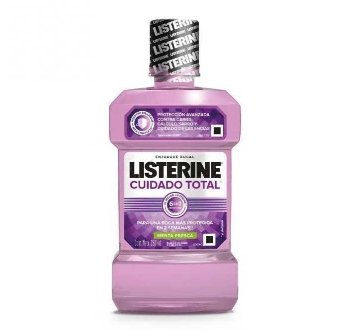 LISTERINE CUIDADO TOTAL ENJUAGUE BUCAL 250ML