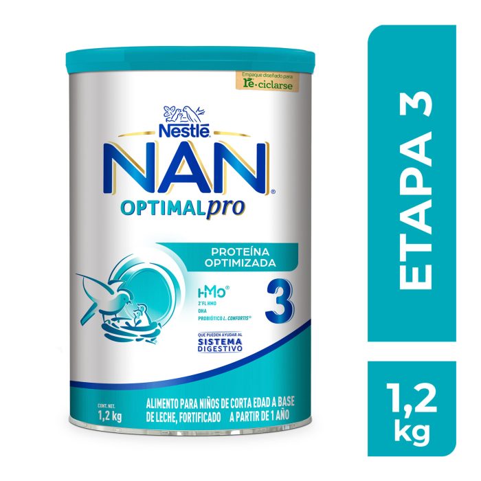 NAN 3 OPTIMAL PRO PROTEINA OPTIMIZADA HMO PVO 1.2K
