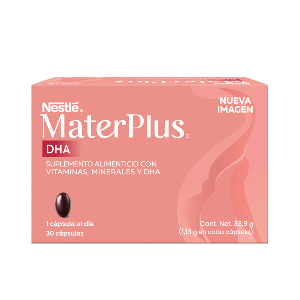 MATERPLUS DHA C 30 CAP SUPLEMENTO ALIMENTICIO