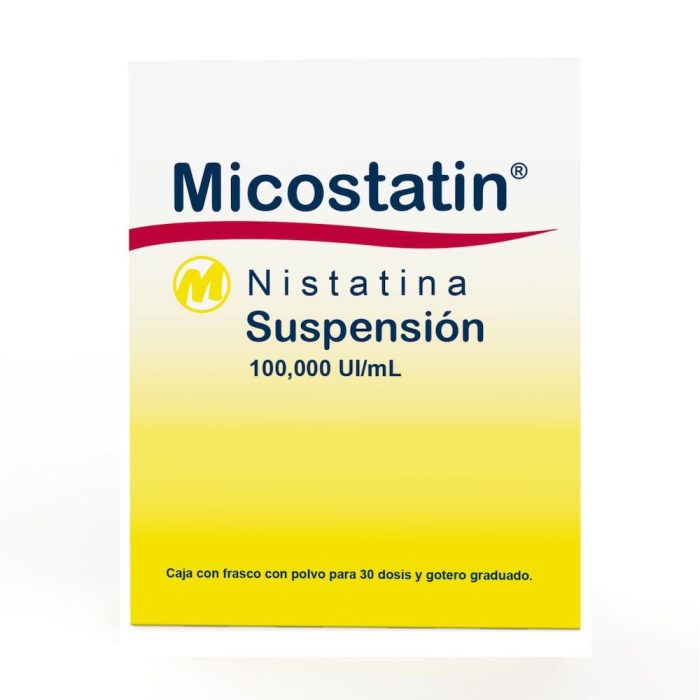 MICOSTATIN PVO SUSP 30 DOSIS  NISTATINA