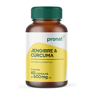 JENGIBRE Y CURCUMA C 60 CAP PRONAT SUPLEMENTO ALIMENTICIO