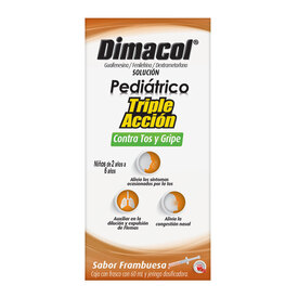 DIMACOL SOL PEDIATRICA SAB FRAMB C JGA DOSIF 60ML