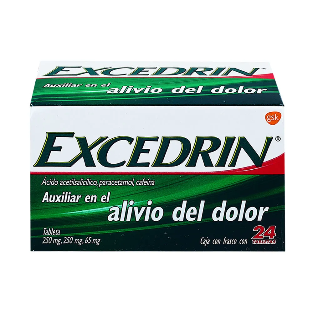 EXCEDRIN 250/250/65MG C 24 TAB