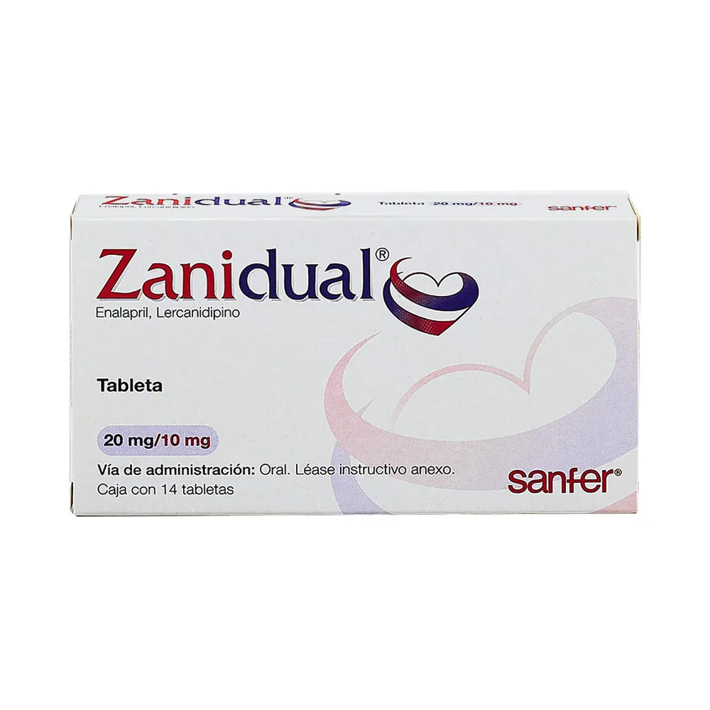 ZANIDUAL 20/10MG C 14 TAB