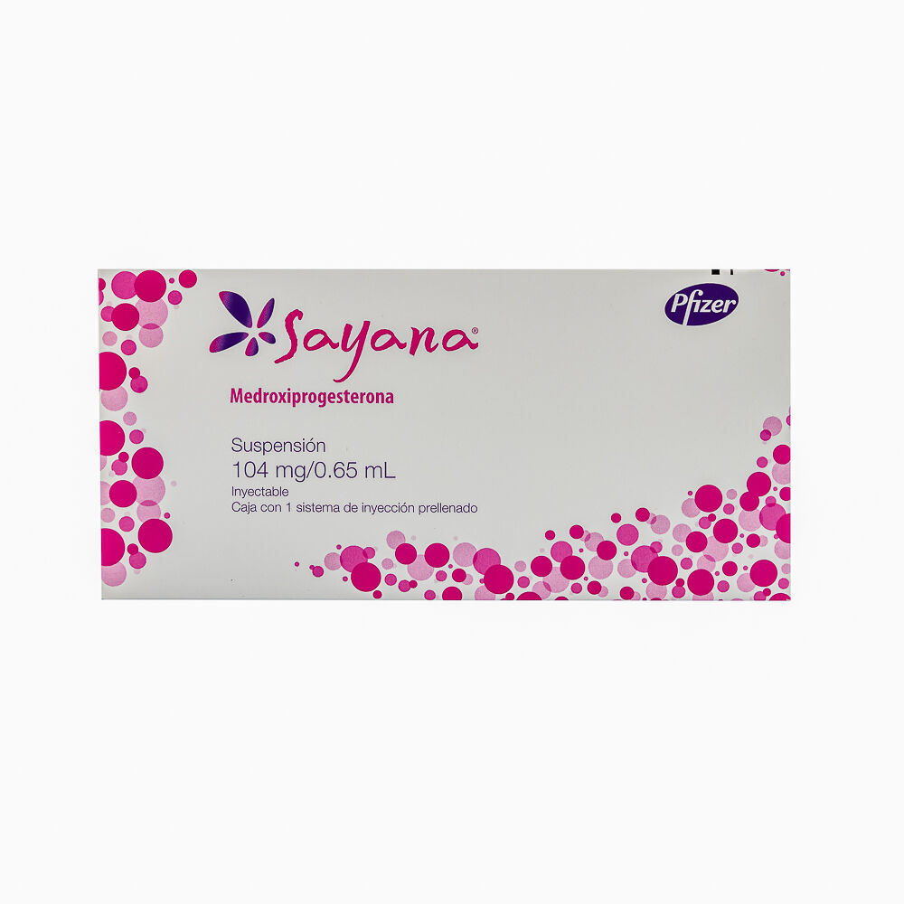 SAYANA SOL INY C 1 JGA MEDROXIPROGESTERONA