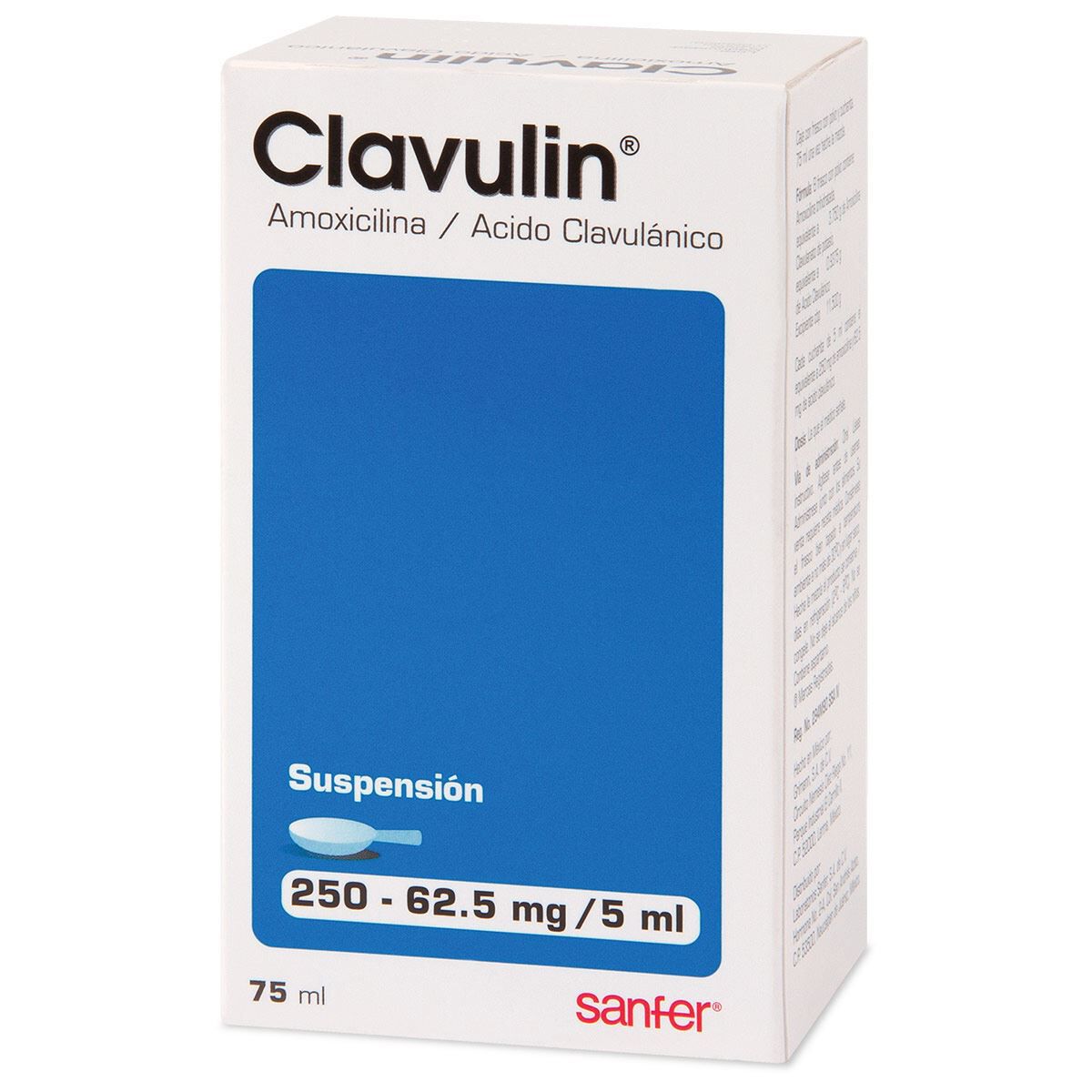 CLAVULIN 250MG SUSP 75ML