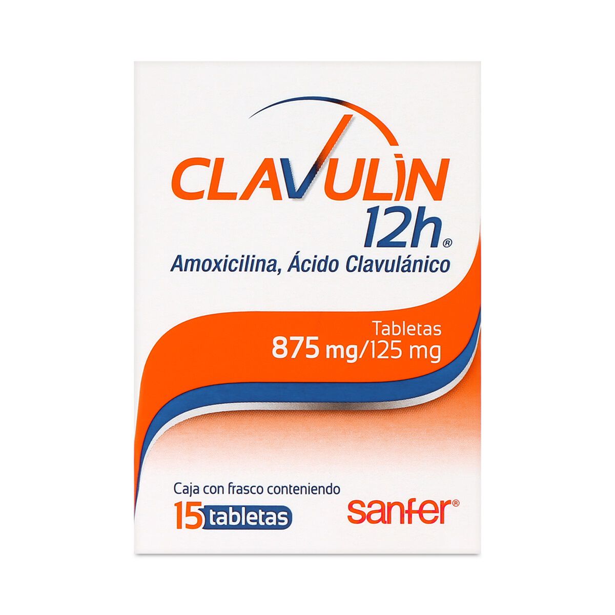 CLAVULIN 12H 875/125MG C 15 TAB