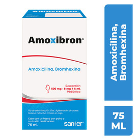 AMOXIBRON PED 500MG SUSP 75ML