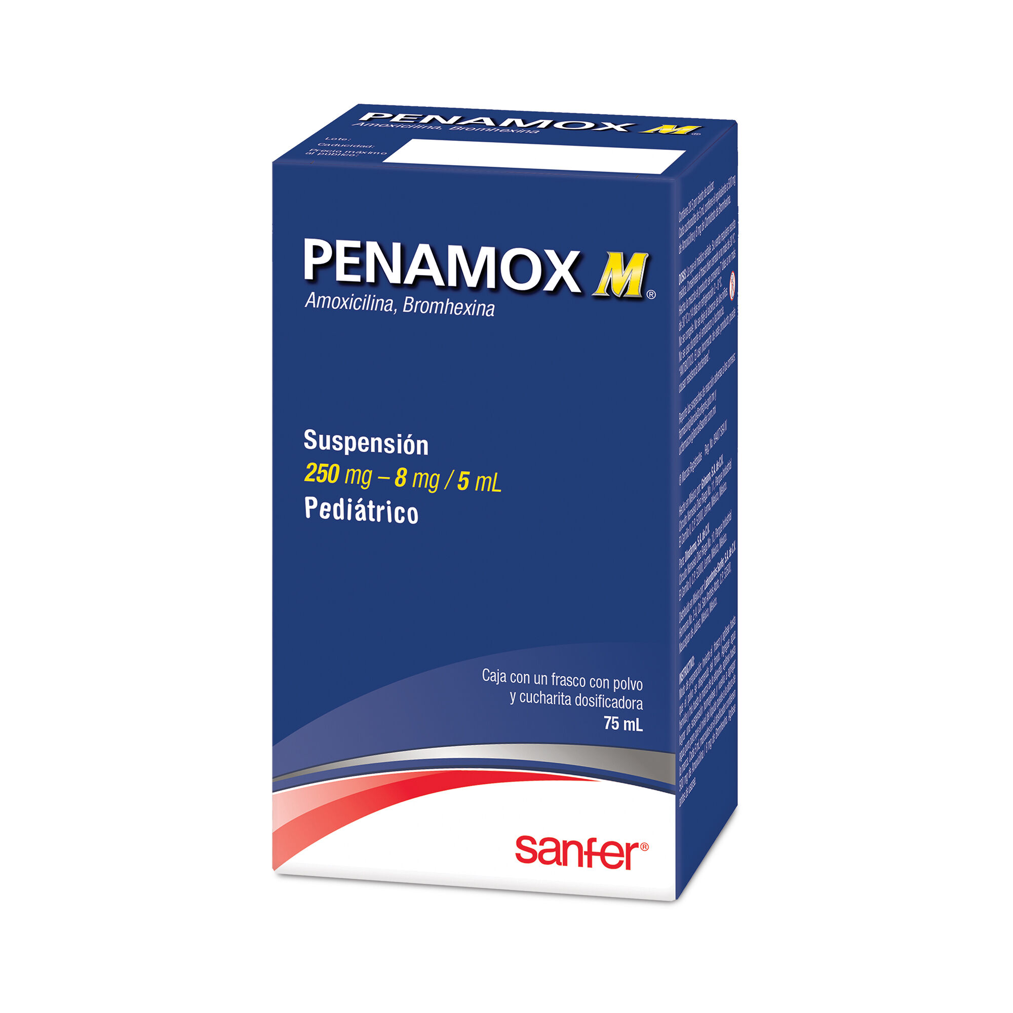 PENAMOX M SUSP 75ML 250MG