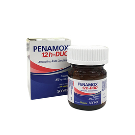PENAMOX 12HDUO 875/125MG C 14 TAB