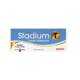 STADIUM 75/25MG C 20 TAB TRAMADEXKETOPR