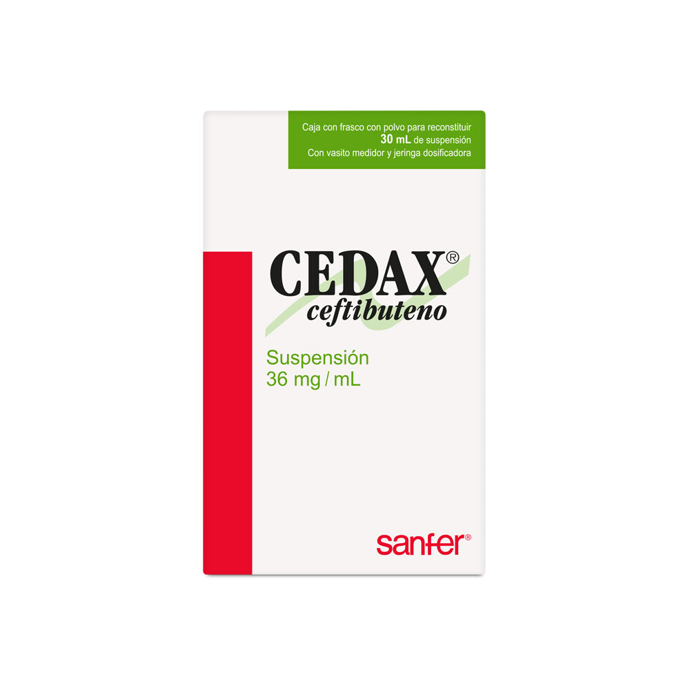 CEDAX 36MG/ML SUSP 30ML CEFTIBUTENO