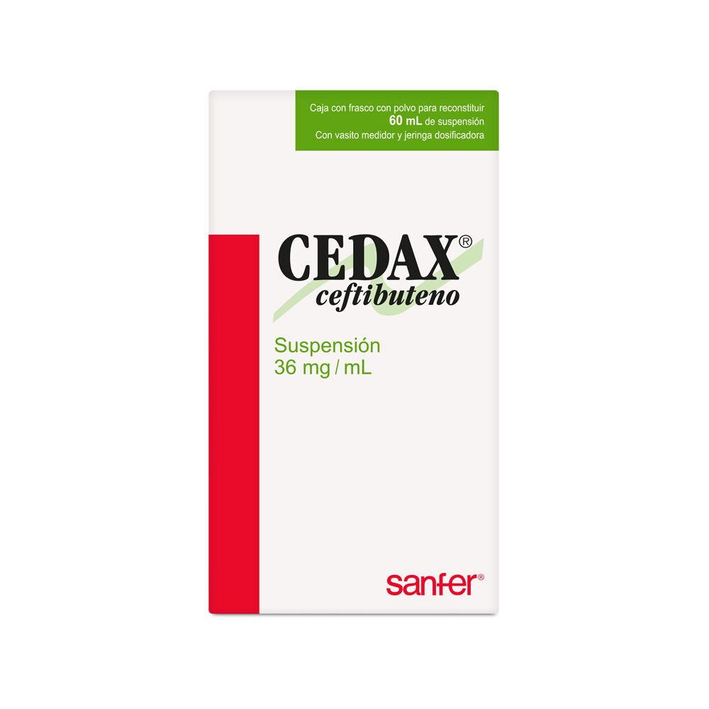 CEDAX 36MG/ML SUSP 60ML CEFTIBUTENO