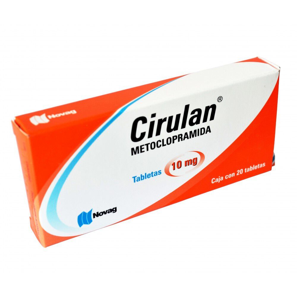 CIRULAN 10MG C 20 TAB METOCLOPRAMIDA