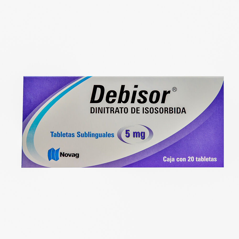 DEBISOR 5MG C 20 SUBLING  ISOSORBIDA