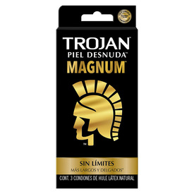 TROJAN PIEL DESNUDA MAGNUM C 3 CONDONES