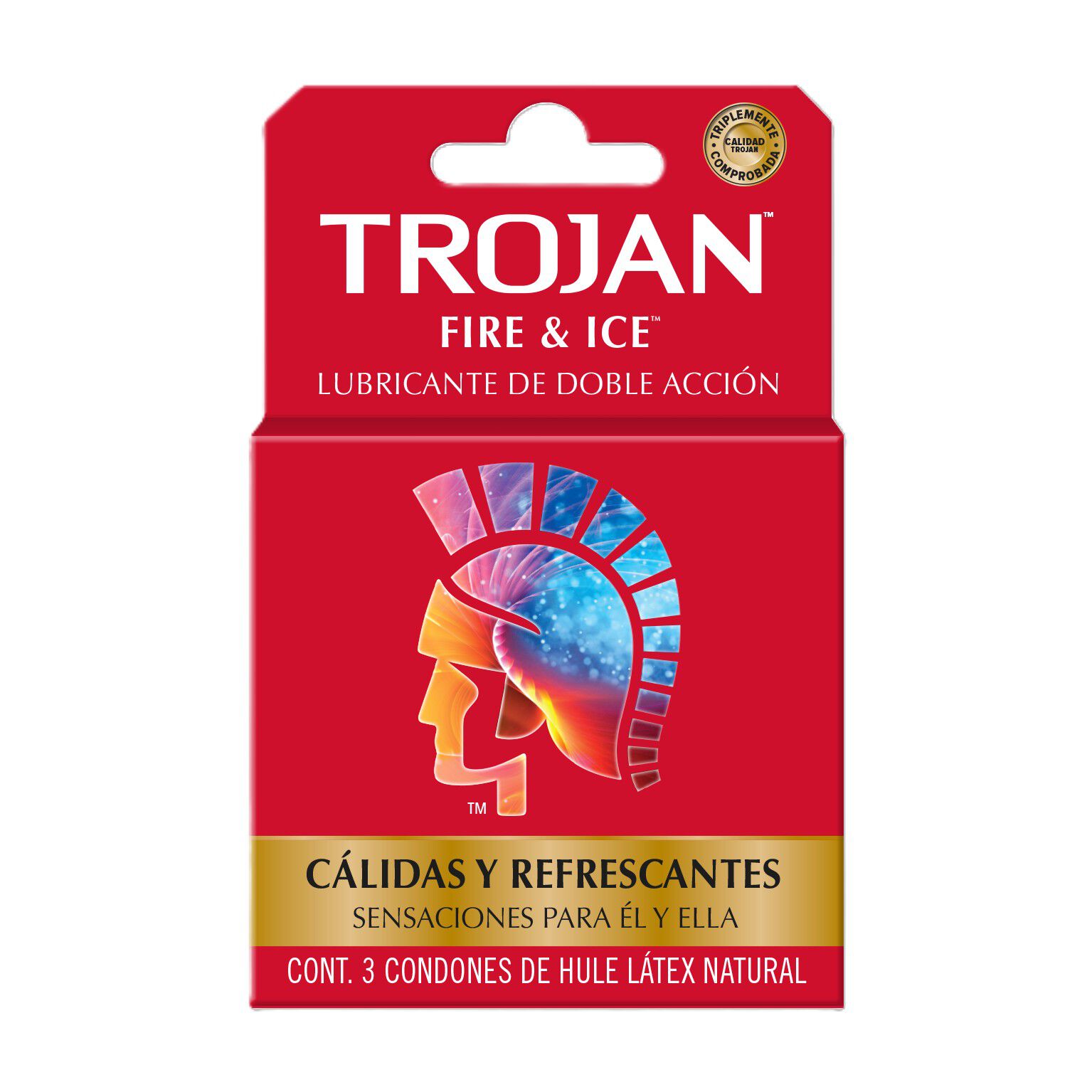 PREVO TROJAN LUB 3 FIRE & ICE