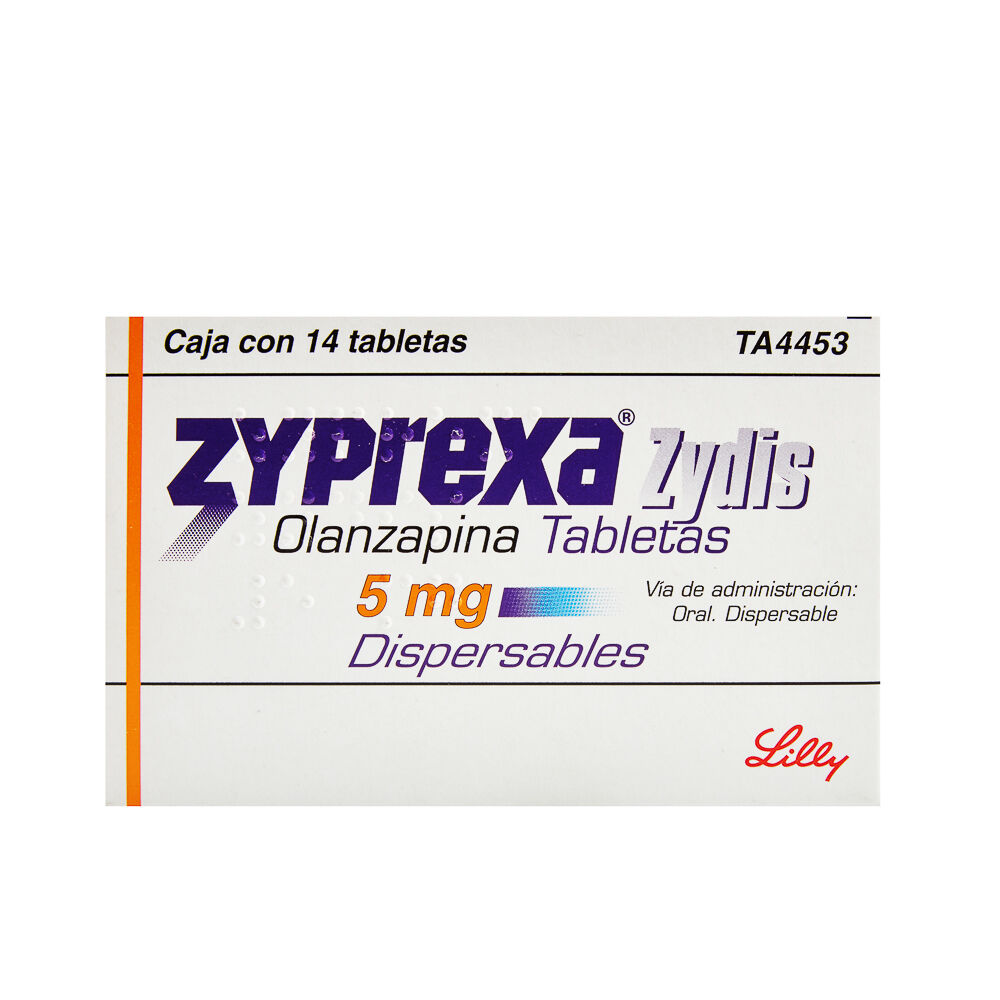 ZYPREXA ZYDIS 5MG C 14 TAB OLANZAPINA