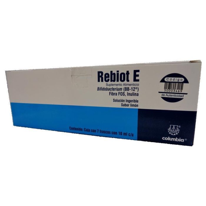 REBIOT E AMP 10ML C 7 SUPLEM ALIMENT