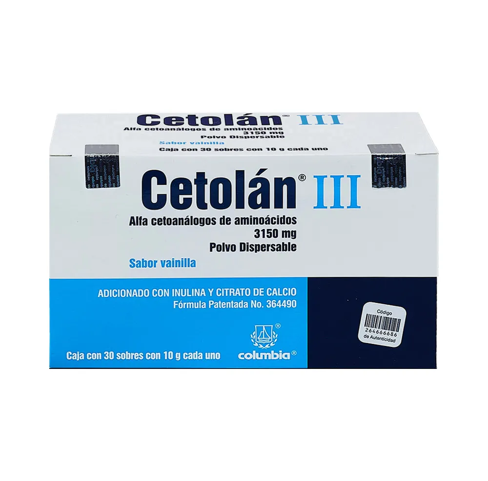 CETOLAN III PVO DISPÉRSABLE SOB C 30 VAINILLA