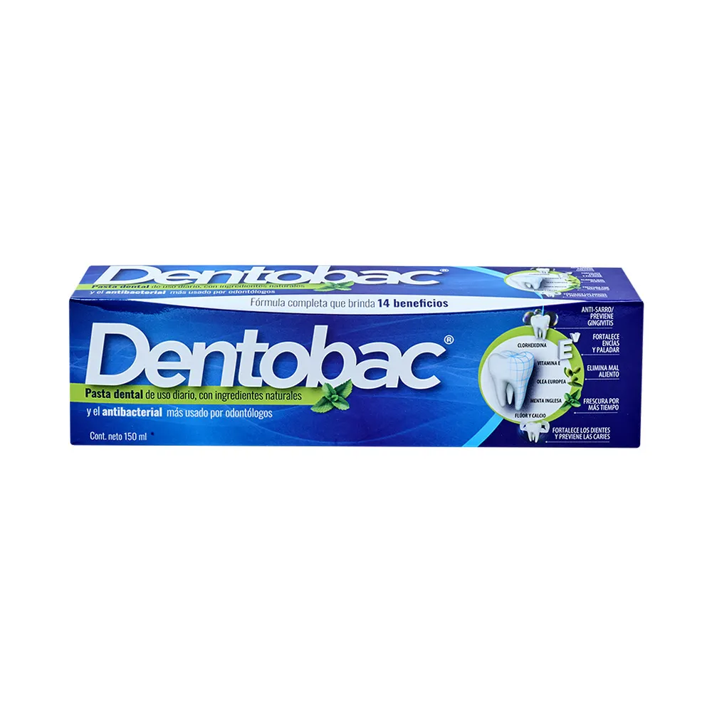 DENTOBAC CREMA DENTAL 150ML