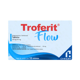 TROFERIT FLOW 30/30MG C 15 TAB