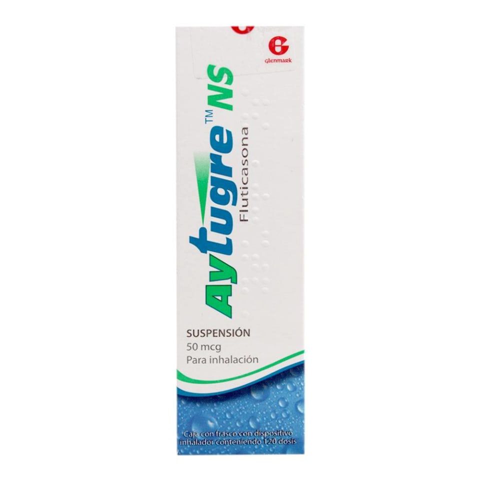 AYTUGRE NS SUSP 50MCG INH 120 DOSIS FLUTICASONA