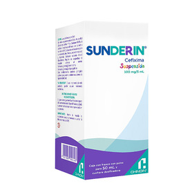 SUNDERIN 100MG/5ML SUSP 50ML CEFIXIMA
