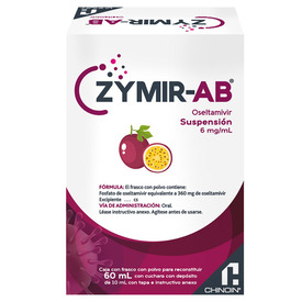 ZYMIRAB SUSPENSION 6MG/ML 60ML OSELTAMIVIR