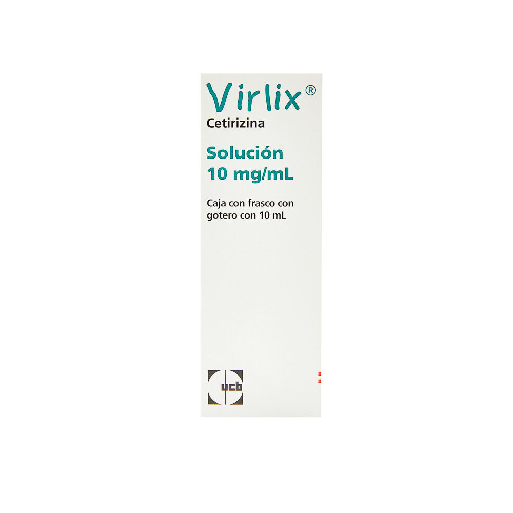 VIRLIX 10MG ORAL GTS 10ML CETIRIZINA