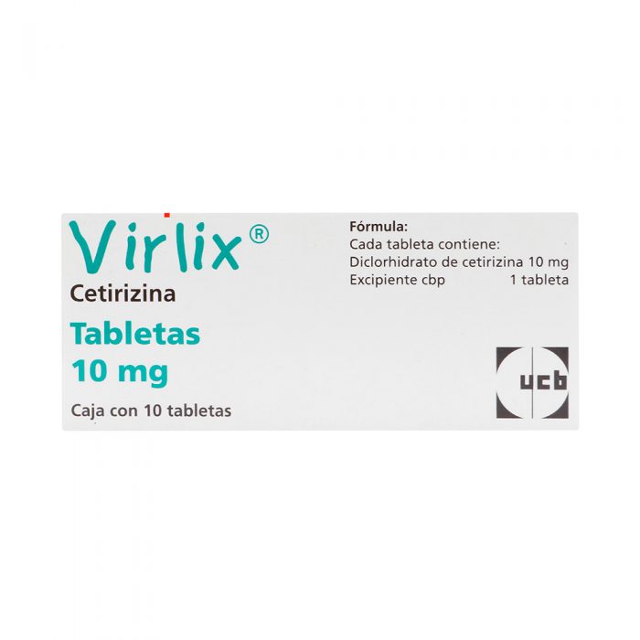 VIRLIX 10MG C 10 TAB CETIRIZINA