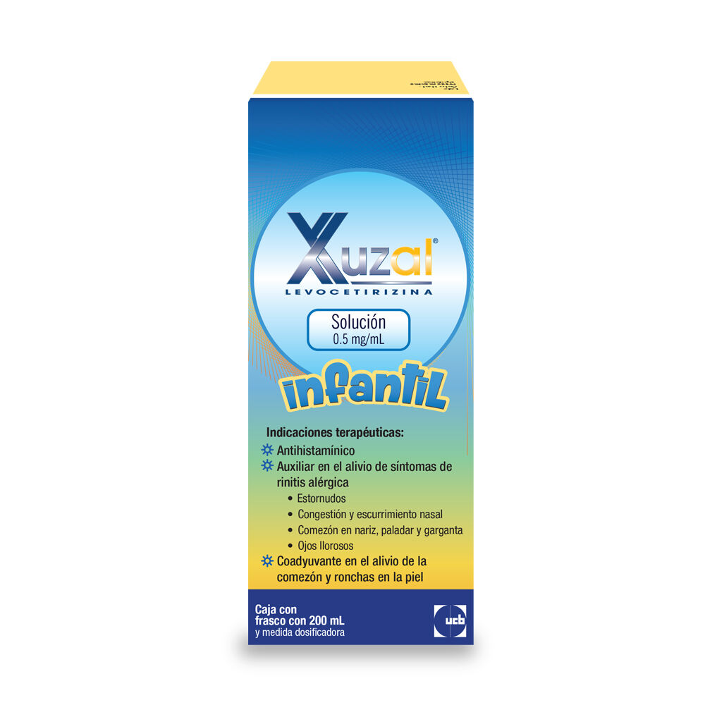 XUZAL SOL 200ML INFANTIL LEVOCETIRIZINA