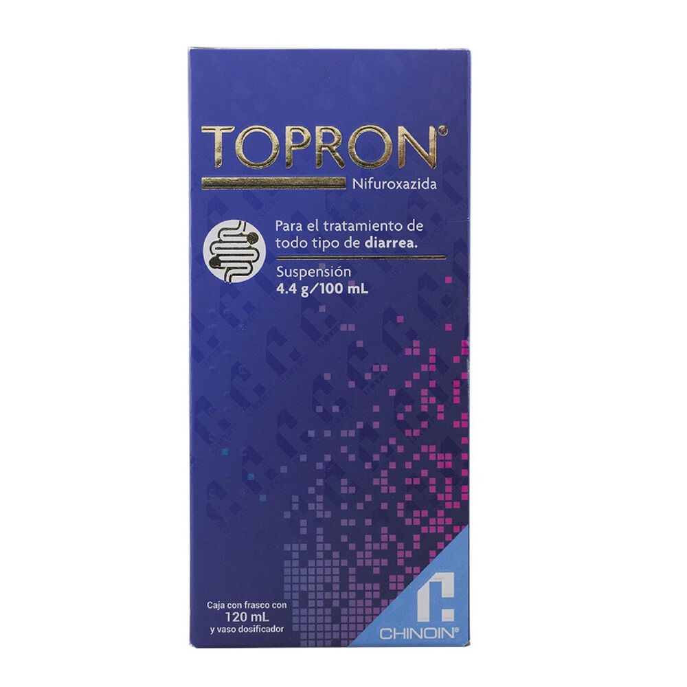TOPRON SUSP 120ML NIFUROXAZIDA