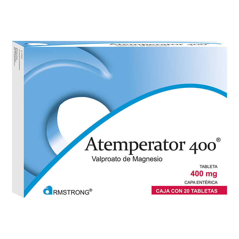 ATEMPERATOR 400MG C 20 TAB VALPROATO DE MAGNESI0