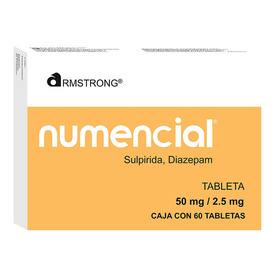 NUMENCIAL 50MG/2.5MG TAB 60